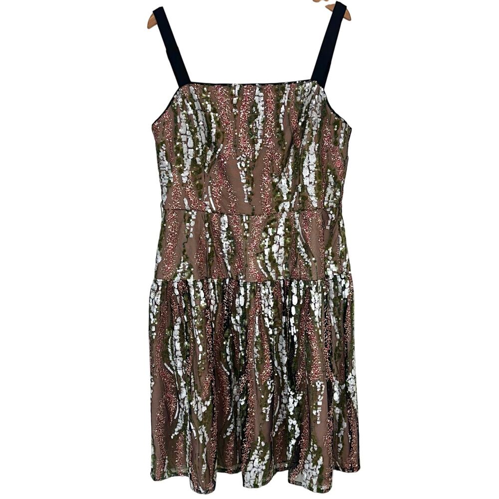 NWT Harlyn Sequin Embroidered Cocktail Dress Size XXL *Missing Belt*
